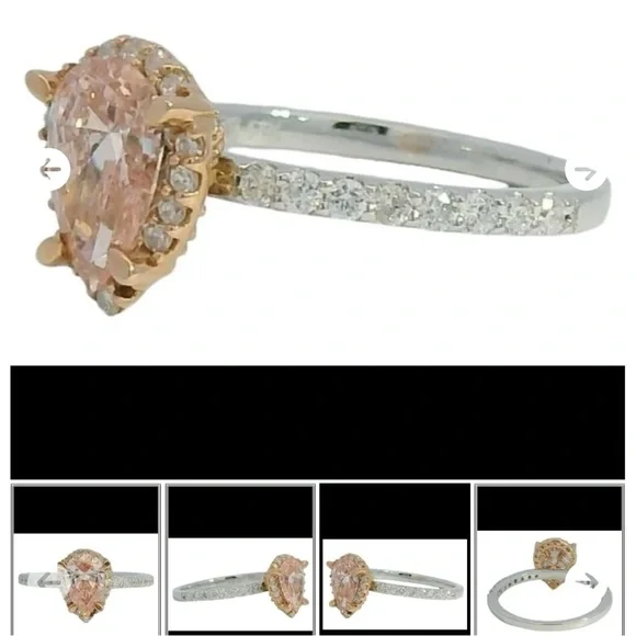 14K GOLD 1.50 CARAT DIAMOND RING - Picture 4 of 8